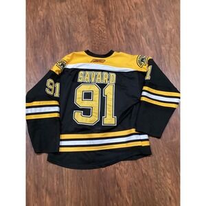 Reebok CCM MARC SAVARD No. 91 BOSTON BRUINS 50 Hockey Jersey w/ Ties